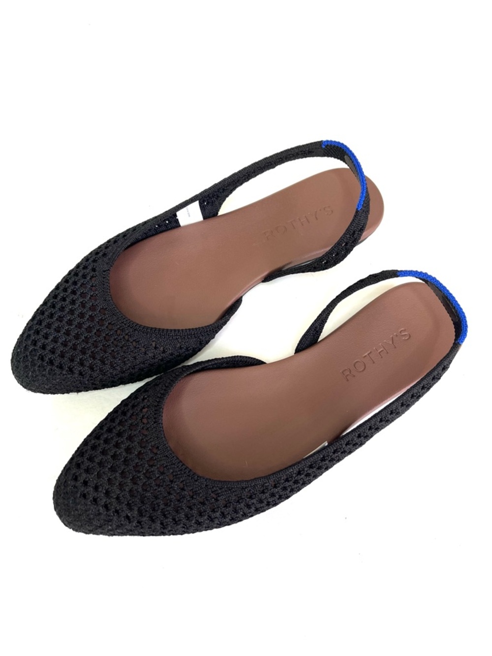 Rothy’s The Almond Slingback in Black - Sz 6 - Picture 4 of 10